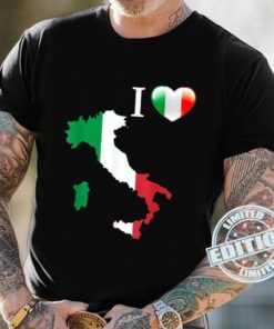 I Love Italy Flag Of Italy Shirt
