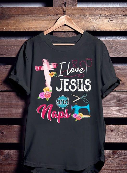 I Love Jesus And Naps Shirt I Love Jesus And Naps Shirt