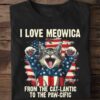 I Love Meowica From The Catlantic To The Pawcific, American Votes Cat Shirt