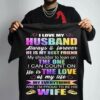 I Love My Husband Always Forever He Is My Best Friend Shirt