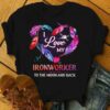 I Love My Ironworker To The Moon And Back Family Couple Shirt