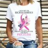 I May Not Be Rich &amp Famous But I’m A Breast Cancer Survivor And That’s Priceless Lady Girl Pink Ribbon Shirt