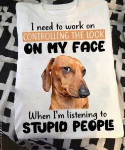 I Need To Work On Controlling The Look On My Face When I’m Listening To Stupid Dog Shirt