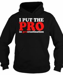 I Put The Pro In Procrastination The Simple Hoodie I Put The Pro In Procrastination The Simple Hoodie