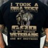 I Took A DNA Test God Is My Father Veterans Are My Brothers Flag Of America Soldier Shirt
