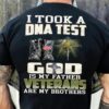 I Took A DNA Test God Is My Father, Veterans Love God Shirt