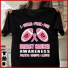 I Wear Pink For Breast Cancer Awareness Faith Hope Love Shirt