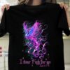 I Wear Pink For Me James 12-4 Beautiful Graphic Phoenix Ribbons Glitters Shirt