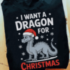 I want a Dragon for Christmas, Cute Winter Dragon T-Shirt