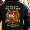 Ich Bin Nicht Perfekt Aber Ich Bin Aus Riedlingen Und Das Ist Fast Das Gleiche Shirt (Back Side)