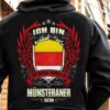 Ich Bin Und Werde Immer Ein Munsteraner Sein Shirt (Back Side)