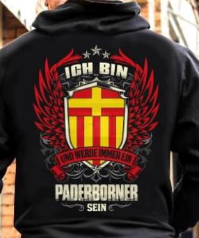 Ich Bin Und Werde Immer Ein Paderborner Sein German Quote Shirt (Back Side) Ich Bin Und Werde Immer Ein Paderborner Sein German Quote Shirt (Back Side)
