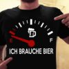 Ich Brauche Bier Beer Gauge Shirt