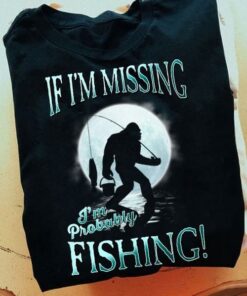 If I’m Missing I’m Probably Fishing Gorrila Goes Fishing Blue Moon Shirt If I’m Missing I’m Probably Fishing Gorrila Goes Fishing Blue Moon Shirt
