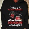 I’m A Hot Cocoa, Christmas &amp Dachshund Kinda Girl Christmas Shirt