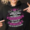 I’m A Loud &amp Proud Wrestling Mom I Was Born With My Heart On My Sleeve Hoodie