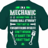 I’m A Mechanic Because Your Honor Roll Student T-Shirt