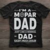 I’m A Mopar Dad Just Like A Normal Dad Except Much Cooker Shirt