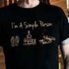 I’m A Simple Person Love Holiday Beach Whiskey And Cigar Shirt