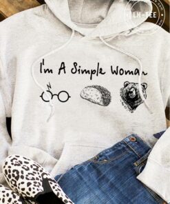 I’m A Simple Woman Harry Potter Taco Bear Hoodie I’m A Simple Woman Harry Potter Taco Bear Hoodie