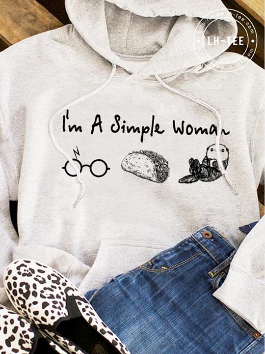 I'm A Simple Woman Harry Potter Taco Castor Hoodie I'm A Simple Woman Harry Potter Taco Castor Hoodie