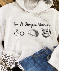 I’m A Simple Woman Harry Potter Taco Owl Hoodie I’m A Simple Woman Harry Potter Taco Owl Hoodie