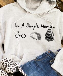 I’m A Simple Woman Harry Potter Taco Sloth Hoodie I’m A Simple Woman Harry Potter Taco Sloth Hoodie