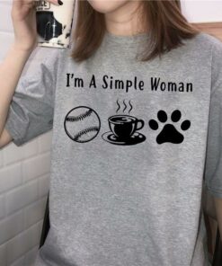 I’m A Simple Woman Like Play Volleyball, Drink Coffee And Love Dog Shirt I’m A Simple Woman Like Play Volleyball, Drink Coffee And Love Dog Shirt