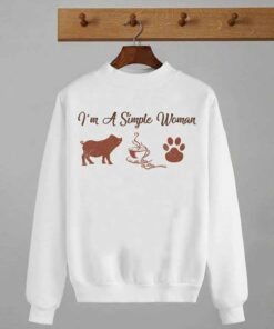 I’m A Simple Woman Pig Coffee And Petting Shirt I’m A Simple Woman Pig Coffee And Petting Shirt