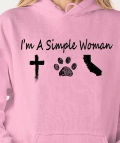 I’m A Simple Woman The Holy Cross Dog Footprint Shirt I’m A Simple Woman The Holy Cross Dog Footprint Shirt