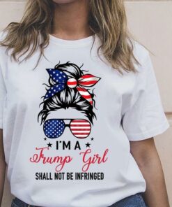 I’m A Trump Girl Shall Not Be Infringed Lady Girl Wearing Headband Glasses Flag Of America Shirt I’m A Trump Girl Shall Not Be Infringed Lady Girl Wearing Headband Glasses Flag Of America Shirt