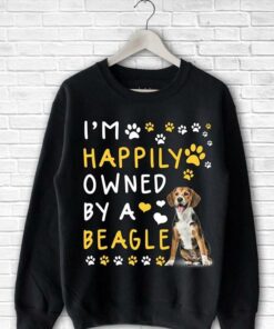 I’m Happily Owned By A Beagle Shirt