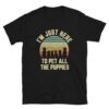I’m Just Here To Pet All The Puppies Vintage Dogs Cats Lover Shirt