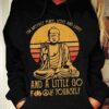 I’m Mostly Peace Love And Light And A Little Go Yourself Hoodie