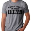 I’m Not Angry I’m From Iowa Shirt