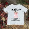 I’m Not Fat I’m Just So Freakin Sexy It Overflows Cute Pig Wearing Leopard Headband Shirt