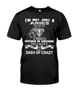 I’m Not Just A Aries I’m A Big Cup Of Wonderful Covered In Awesome Shirt