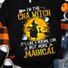 I’m The CNA Witch It’s Like A Normal CNA But More Magical Moon Witch Broom Halloween Shirt