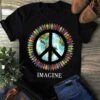 Imagine A Colorful People On  Great Earth Shirt