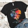 In A World Colorful Earth Heart Where You Can Be Anything Be Kind Shirt
