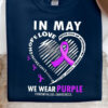 In May Hope Love Faith Cure Fibromyalgia Awareness Support Never Give Up Shirt