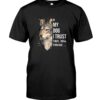 In My Dog I Trust Then Now Forever Wolf Pet Shirt