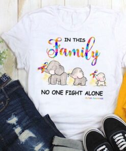 In This Family No One Fight Alone Shirt