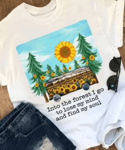 Into the Forest I Go to Lose My Mind and Find My Soul, Camping Peace T-Shirt