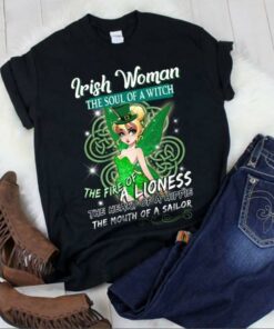 Irish Woman The Soul Of A Witch The Fire Of A Lioness The Heart Of A Hippie The Mouth Of A Sailor Shirt