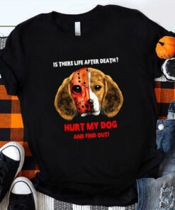 Is There Life After Death Hurt My Dog And Find Out Dachshund Dog Shirt