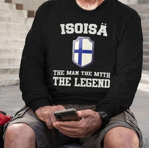 Isoisa The Man The Myth The Legend Finland Flag Shirt Isoisa The Man The Myth The Legend Finland Flag Shirt