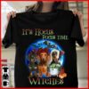 It’s Hocus Pocus Time Witches Dachshund Dogs Soup Moon Pumpkin Halloween Shirt