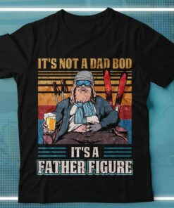 It’s Not A Bad Bod It’s A Father Figure Fat Thor Skiing Beer Shirt