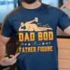 It’s Not A Dad Bod It’s A Father Figure Man Lying Drinking Beer Stars Shirt